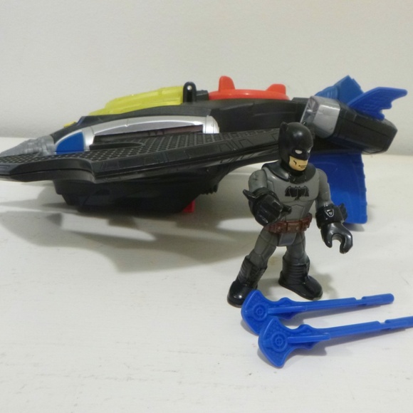 IMAGINEXT LEGENDS OF BATMAN GLIDER VEHICLE w/BATMAN & MISSILES - Picture 15 of 15